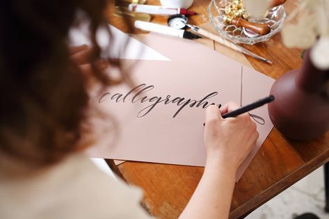 Calligraphy workshop. a woman, an artist, writes with a pen. Calligraphy A, Calligraphy Workshop, Beautiful Writing, Calligraphy Styles, Creative Workshop, A Pen, Timeless Art, Custom Quotes, Event Photography