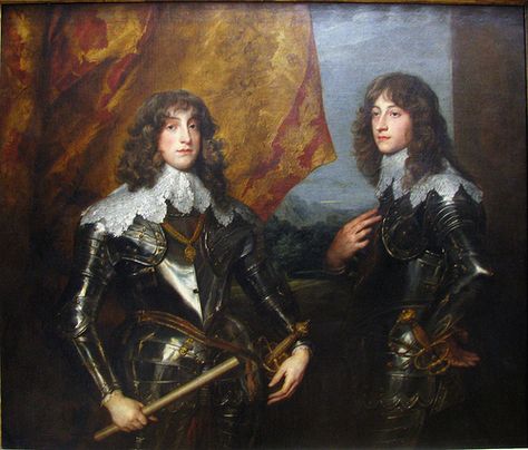 Sir Anthony Van Dyck. Portrait of palatine princes, Charles-Louis Ier and his brother Robert. 1637. Le Louvre. Men In Armor, Anton Van, 17th Century Portraits, Louvre Abu Dhabi, Prince Rupert, Anthony Van Dyck, Van Eyck, Jan Van Eyck, Hieronymus Bosch