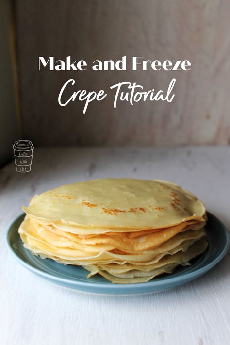 Best Crepe Recipe, Sweet Crepes Recipe, Crepe Ingredients, Homemade Crepes, Cannelloni Recipes, Easy Crepe Recipe, Cooking Breakfast, Crepes And Waffles, Sweet Crepes