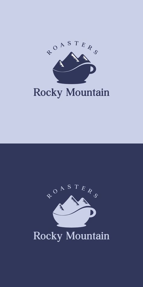 Designs | Rebranding a small but growing company roasting Colorado's best coffee | Logo design contest Outdoor Brand Logo Design, Mountain Coffee Logo, Purple Restaurant, Coffee Company Logo, Simplistic Logo, Mountains Logo, Tent Logo, Cafe Logos, Logo Cafe