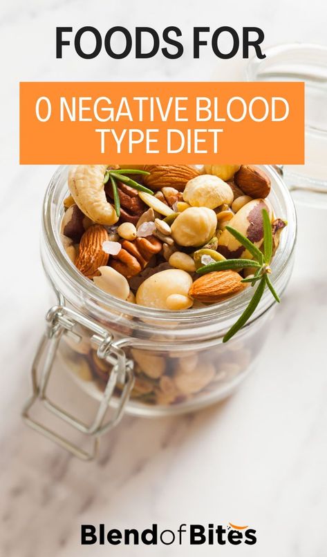 Type O Negative Food List, Type O Diet Meal Plan, 0 Blood Type Diet Food Lists, O Blood Type Diet Meal Plan, O Blood Type Diet, Food For Blood Type, Eating For Blood Type, Hunter Gatherer Diet, O Blood Type