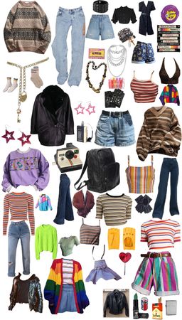 stranger things inspo Outfit | ShopLook Stranger Things Outfit Ideas, El Stranger Things Season 3 Outfits, Stranger Things Inspired Outfits, Stranger Things Fashion, El Stranger Things, 80’s Outfits, Punk Glam, Casual Edgy, Stranger Things Outfit