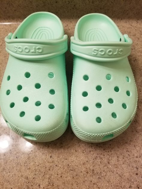 Teal Crocs, Green Crocs, Wendy Corduroy, Crocs Slippers, Dr Wardrobe, Lil Sister, Fame Dr, Crocs Shoes, Dream Shoes