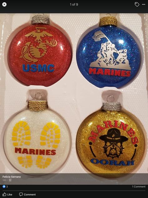 Usmc Christmas, Patriotic Christmas Decorations, Marine Corps Christmas, Military Ornaments, Marine Corps Gift, Patriotic Christmas, Iwo Jima, Marine Corps, Christmas Ornament