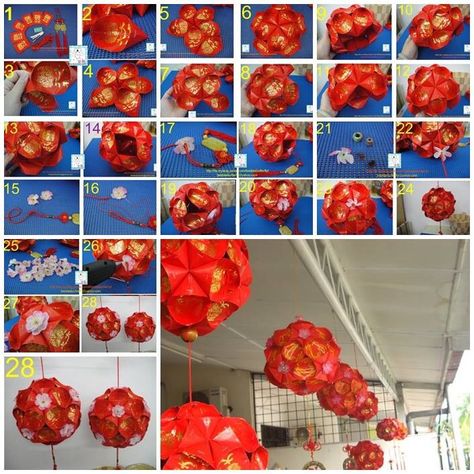 Chinese New Year DIY  lantern                                                                                                                                                                                 More Chinese New Year Ideas, Chinese New Year Diy, Cny Lantern, Chinese New Year Lantern, Chinese Red Envelope, Chinese New Year Crafts For Kids, Ang Pow, Chinese Party, Diy Lantern