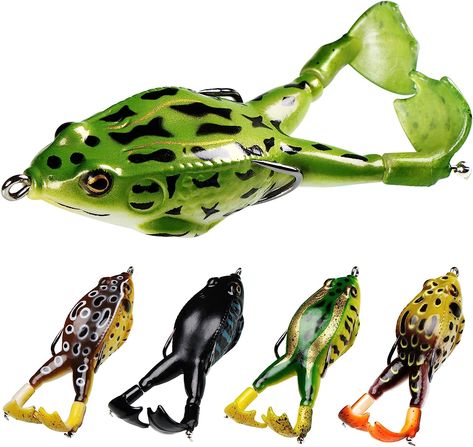 Pelican Mate Topwater Frog Lures Double Propellers Soft Silicone Bass Bait Realistic Frog Lures Kit Set Trout Pike Freshwater Saltwater Bass Bait, Catfish Fishing, Topwater Lures, Bass Lures, Fishing Rod Holder, Freshwater Fishing, Catching Fish, Fishing Tools, Fishing Accessories