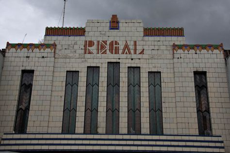 On Location with Poirot - The ABC Murders - 'Cust' goes to the cinema in Doncaster The top of the old Regal cinema, High St. Uxbridge This has now become the 'Liquid & Envy nightclub' but thankfully the Art Deco features at the top of the building remain Castle House Island, The Abc Murders, The Royal Opera House London, London Movie Theater, Hoover Building London, Uxbridge London, 1920 London Movie, Electric Cinema London, Agatha Christie's Poirot