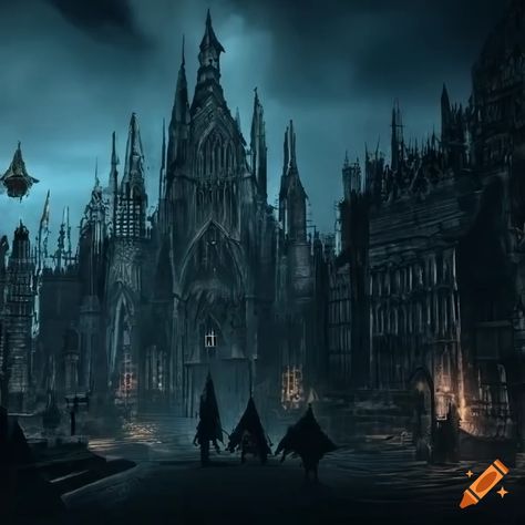 Image of a gothic city with a dark fantasy aesthetic on Craiyon Gothic Fantasy City, Dark Fantasy Aesthetic, Gothic City, Unique Images, Fantasy City, Fantasy Aesthetic, Unique Image, Dark Fantasy, Mood Board