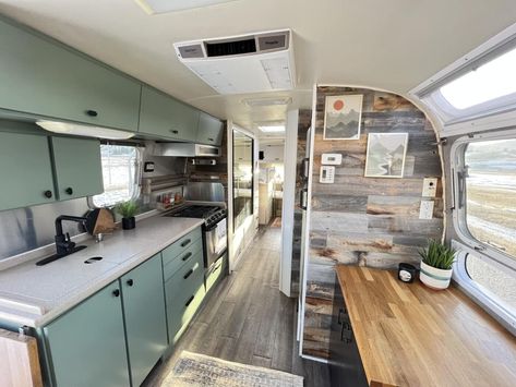 Airstream Bambi Organization, Airstream Sovereign Remodel, Skylight Shade, Airstream Basecamp Rei, 1975 Airstream Sovereign, Queen Murphy Bed, Air Return, Door Guard, Airstream For Sale