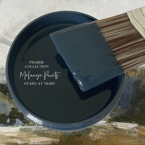 Stars at Night ONE by Melange – The Painted Heirloom Paint Making, Type Of Paint, Furniture Cleaner, Paint Color Inspiration, Blue Photo, Dark Home, Furniture Refinishing, Bedroom Paint, Stars At Night