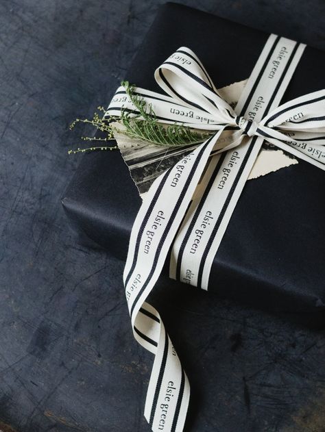 Gift Wrap | elsie green | décor Christmas Gift Wrapping Ideas Elegant, Christmas Eclectic, Creative Christmas Wrapping, Christmas Wrapping Paper Ideas, Wood Farm Table, Neutral Cottage, Burgundy Christmas, Christmas Addition, Random Products