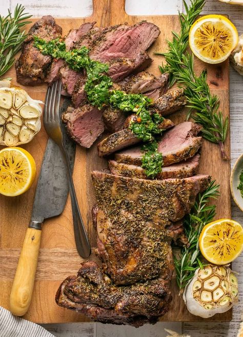 Roast Boneless Leg of Lamb (Butterflied Lamb) Butterflied Lamb Leg Recipes, Butterfly Lamb Leg Recipe, Lamb Leg Roast Recipes Ovens, Butterflied Leg Of Lamb Recipes, Lamb With Mint Jelly, Boneless Lamb Leg Roast, Boneless Lamb Leg Recipe, Leg Of Lamb Marinade, Lamb Leg Roast Recipes