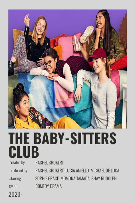 The Babysitters Club, The Babysitters, Babysitters Club, The Baby Sitters Club, Polaroid Posters, Polaroid Poster, Poster Anime, Minimalist Posters, Film Posters Vintage