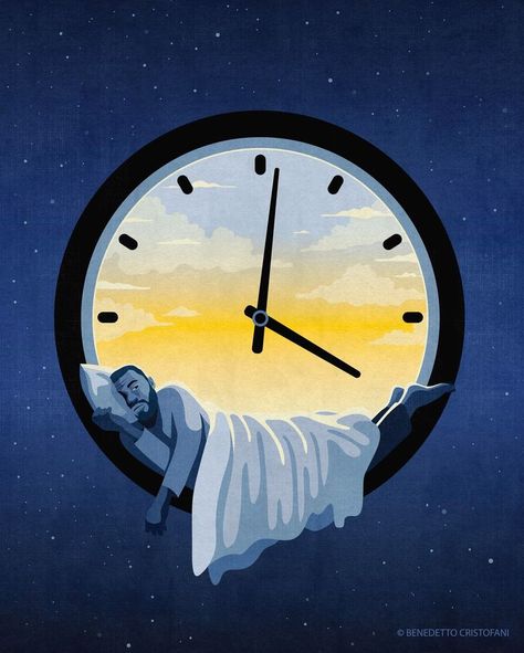 Health Illustration, Clock Work, Book Illustration Design, Body Clock, Sleep Cycle, University Of Miami, Deep Sleep, Editorial Illustration, Logo Design Contest