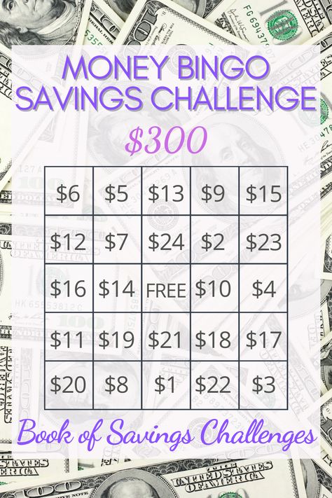 Saving Money Challenge, Money Bingo, Money Challenges, 52 Week Money Challenge, Savings Plans, Saving Coins, Saving Money Chart, Money Tracker, Savings Challenge Printable