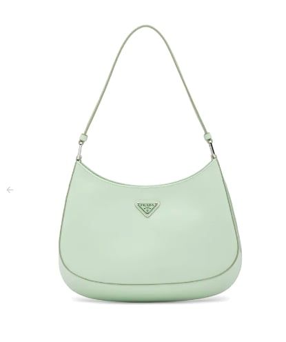 Prada Cleo Bag, Cleo Bag, Prada Cleo, Mint Bag, Girly Bags, Luxury Purses, Fancy Bags, Pretty Bags, Cute Purses