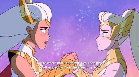 Mara: You're worth more than what you can give to other people. You deserve love, too. She-ra Adora, Webtoon Ideas, Adora She Ra, She Ra Princess, She Ra Princess Of Power, Princess Of Power, She Ra, Aang, Kids Shows