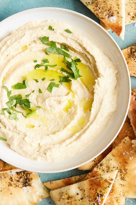 5-Minute Hummus Steve Cook, Roasted Garlic Hummus, Garlic Hummus, Pasta Carbonara, Best Cookbooks, Homemade Hummus, Nyt Cooking, Cooking Classy, Hummus Recipe