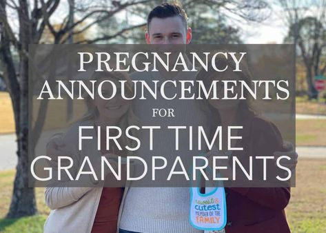 Sharing the news of your pregnancy with your parents, and in-laws, is one of the most memorable moments for the both of you, especially when this is their first grandchild. There are so many different first time grandparent announcement gift ideas out there, and it may be hard to choose. #FirstTimeGrandparents #GrandparentAnnouncement #PregnancyAnnouncement #FirstTimeGrandparentGifts 1st Time Grandparents Announcement, Grandparents Announcement First Time, Becoming Grandparents Announcement, Pregnancy Announcement To In Laws, Grandma Announcement First Time, First Time Grandparents Announcement, Telling Parents They Are Grandparents, Expecting Baby Announcement Ideas, First Grandchild Announcement