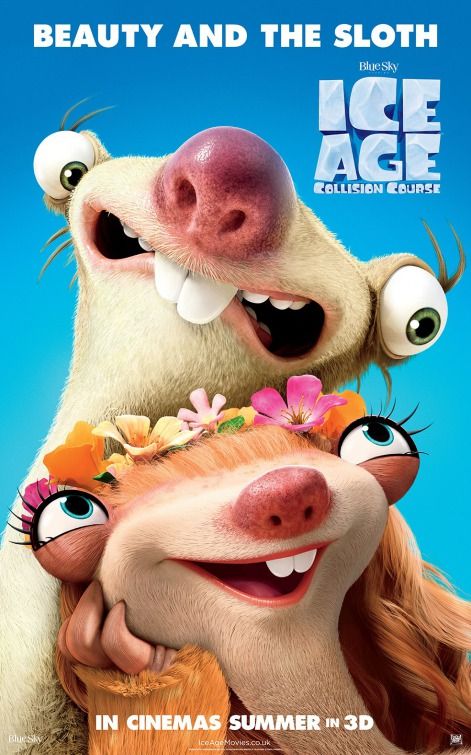 Click to View Extra Large Poster Image for Ice Age 5 Ice Age Funny, Ice Age Movie, Ice Age 5, Ice Age Sid, Ice Age Collision Course, Ice Age Movies, Sid The Sloth, John Leguizamo, Disney Collage