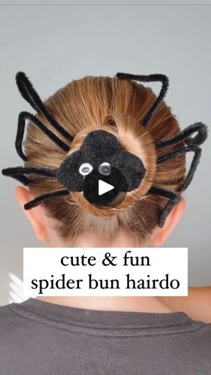 496K views · 342 reactions | CUTE SPIDER BUN FOR HALLOWEEN - What do you think? #hairstyle #hairtutorial | Mom Generations | Mom Generations · Original audio Spider Bun Hair, Spider Hairstyle Halloween, Spider Hairstyle, Carnaval Costumes, Cute Spider, Carnaval Costume, Bun Hair, Halloween Hair, Bun Hairstyles