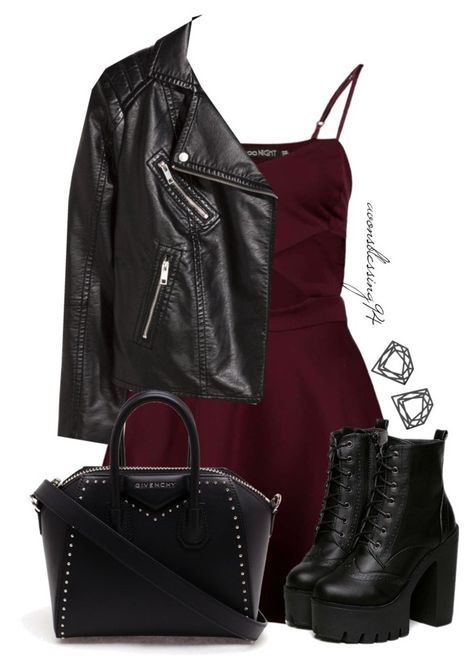 "Rock Chick" by avonsblessing94 ❤ liked on Polyvore featuring Boohoo, H&M, Myia Bonner and Givenchy Rock N Roll Chic Style, Cool Rock Outfits, Punk Feminine Outfits, Rock And Roll Inspired Outfits, Classy Punk Outfits For Women, Rock Style Outfits For Women, Rock Chick Outfits, Elegant Rocker Outfit, Casual Rock Outfits