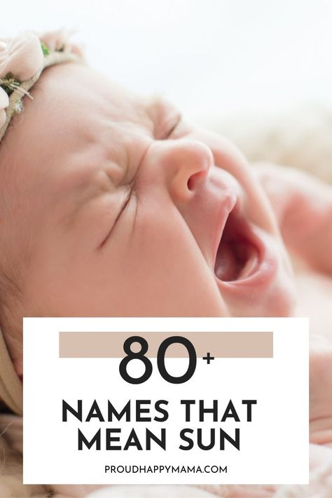 Searching for the best baby names that mean sun? Then our ultimate list of the best baby names meaning sun is for you! Here you’ll find the best boy names that mean sun, girl names that mean sun, names that mean sunshine, names that mean sunset, and more! Names That Mean Sunrise, Girl Names That Mean Sun, Male Names That Mean Sun, Names Meaning Sun, Names That Mean Night, Names That Mean Sun, Earthy Boy Names, Baby Names Meaning, Best Boy Names