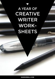 A Year of Creative Writer Worksheets Creative Writing Worksheets, Personal Statements, Writing Blog, Writers Notebook, Book Writing Tips, Writing Worksheets, Personal Statement, Writing Resources, Writing Life