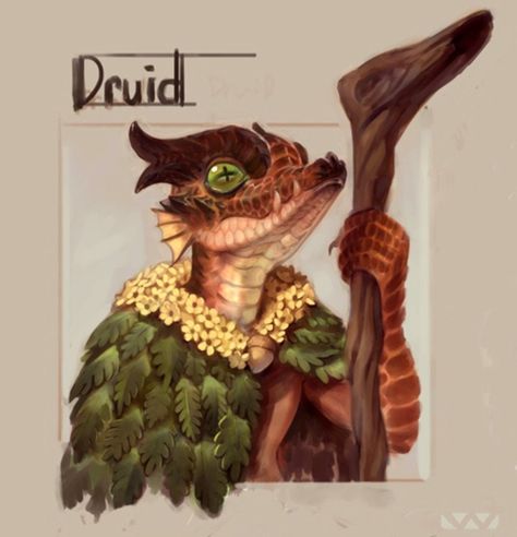 Kobold Druid, Dnd Kobold, Lizard Folk, Campaign Board, Dnd Dragonborn, Dnd Druid, Dnd Races, Dnd Ideas, Dnd Stuff