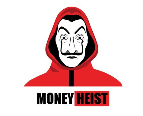 Dali Mask, Red Clothes, Netflix Film, Birthday Money, Money Heist, Abstract Vector, Red Outfit, Dali, The Money