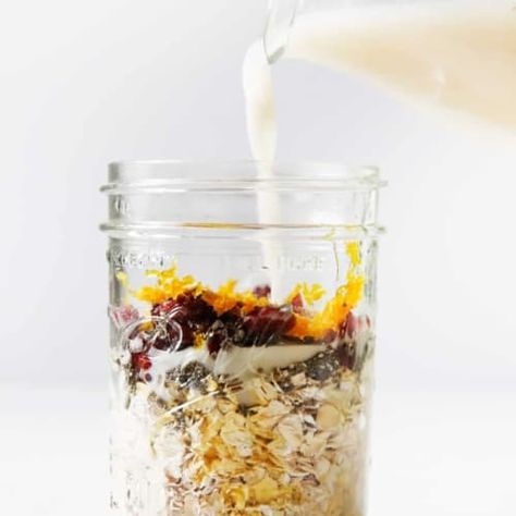 Orange Cranberry Overnight Oats - Lexi's Clean Kitchen Cranberry Overnight Oats, Make Body Scrub, Sugar Body Scrub Diy, Gluten Free Overnight Oats, Lexi's Clean Kitchen, Scrub Diy, Orange Cranberry, Did You Eat, Sugar Body