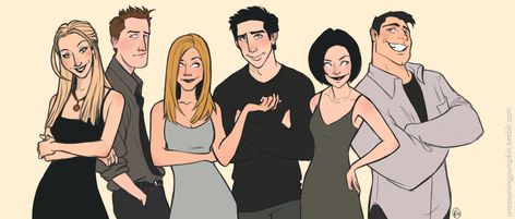 Friends - Imgur Pylos Greece, Friends Serie, Jenifer Aniston, Friends Episodes, Friends Illustration, Friends Poster, Friends Cast, Ross Geller, Friends Moments