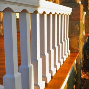 Gallery Archive - Page 3 of 5 - American Porch, LLC. Stucco Porch, Stone Railings, Porch Balusters, Square Balusters, Classical Villa, Curved Deck, Douglas Fir Flooring, Custom Porch, Victorian Porch