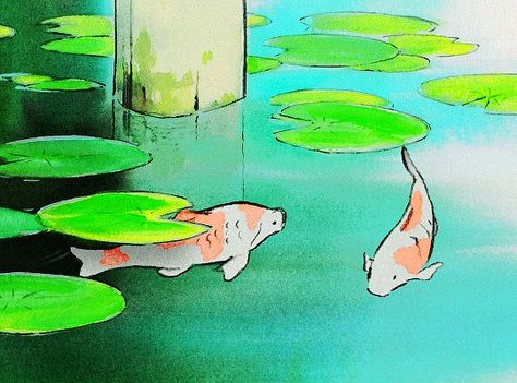 6f23e70748680747391e8c028331c0c8.gif (540×400) Nature Animation, Fish Animation, The Secret World Of Arrietty, The Wind Rises, Valley Of The Wind, Animation Classes, Secret World Of Arrietty, Wind Rises, Fantasy Background