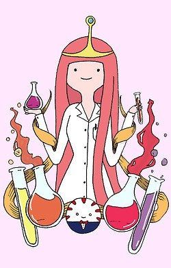 Princess Bubblegum Scientist, Cartoon Scientist, Scientist Cartoon, Pharmacy Art, Science Clipart, Chemistry Art, Marceline And Bubblegum, Cute Couple Halloween Costumes, Princess Bubblegum