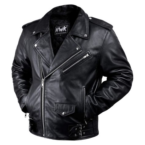 PRICES MAY VARY. Ride Safe. Your enduro HWK Motorcycle Jacket is constructed with top-quality 1.1mm - 1.2mm thick black leather. Removable CE armor on the back, elbows, and shoulders gives additional impact protection Weather Resistant. A breathable micro-mesh polyester fabric thermal lining on your men's leather jacket will keep you cool during summer, warm during winter, and comfortable in all weather conditions Custom Fit. Easily adjust the fit of your leather jacket for men with stainless st Armored Jacket, Mens Motorcycle Jackets, Biker Jacket Men, Motorcycle Jacket Mens, Motorcycle Pants, Riding Jacket, Motor Bike, Biker Jackets, Motorcycle Riding