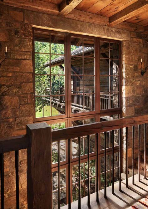 Warm and inviting ranch house reimagined in Colorado's Rocky Mountains Ranch Staircase, Pearson Design Group, Colorado Interior Design, Snowmass Colorado, House Transformation, Montana Landscape, Ranch House Designs, Master Planning, Fishing Cabin