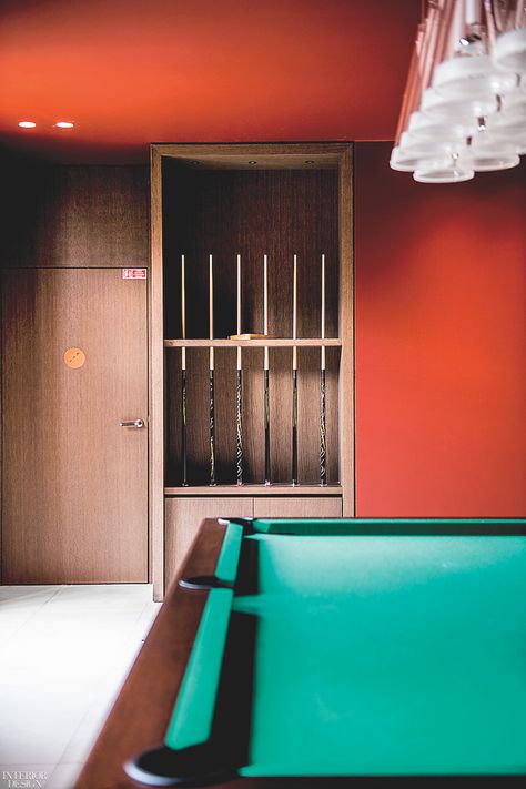 Wilmotte & Associés Marries Past and Present for Le Relais de Chambord in France’s Loire Valley Billiards Room Decor, Utah Resorts, Modern Pool Table, Houston Hotels, Pool Table Room, Hotels In France, Feature Wallpaper, Pool Rooms, Games Room