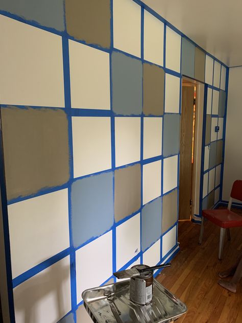 Diy Checkerboard Wall, Checkerboard Wall, Color Pallete, Room Inspiration Bedroom, Basement Ideas, Dream House Decor, Dark Colors, House Decor, Shelving Unit