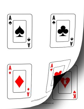 This printable card deck has 52 standard playing cards that can be printed on decorated cardstock for a colorful, sturdy card deck. Free to download and print Blank Playing Cards, Playing Card Crafts, Printable Playing Cards, Diy Playing Cards, Printable Board Games, Action Cards, Top Diy, Playing Card Deck, Casino Party