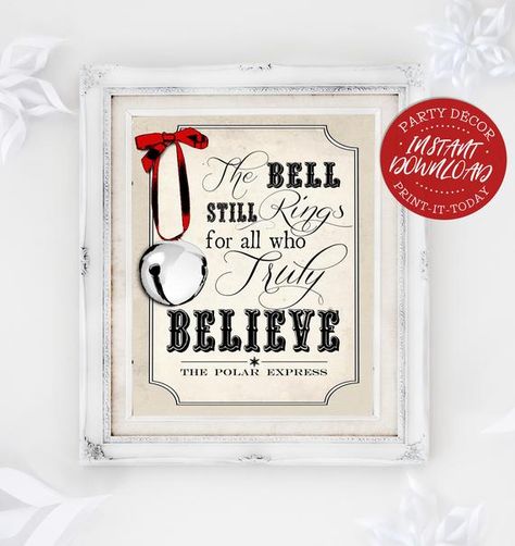 Polar Express Believe, Polar Express Bell, Polar Express Tickets, Hot Cocoa Stand, Polar Express Party, Believe Sign, Ring The Bell, Ticket Invitation, Polar Express