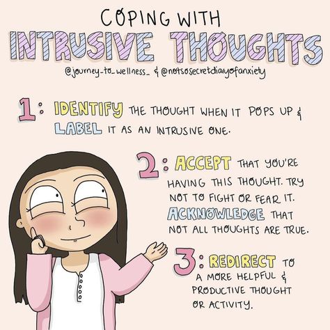 Coping Methods, Psychology Notes, Intrusive Thoughts, Mental Health Facts, Manifestation Meditation, Health Activities, Parenting Done Right, Emotional Awareness, You're Not Alone