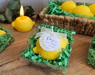 SistersCandleFavors - Etsy Turkey Lemon Party Favors, Lemon Scented Candle, Lemon Themed Party, Cup Candles, Baby Shower Party Favor, Baby Shower Candle Favors, Lemon Theme, Baby Shower Candles, Lemon Candle