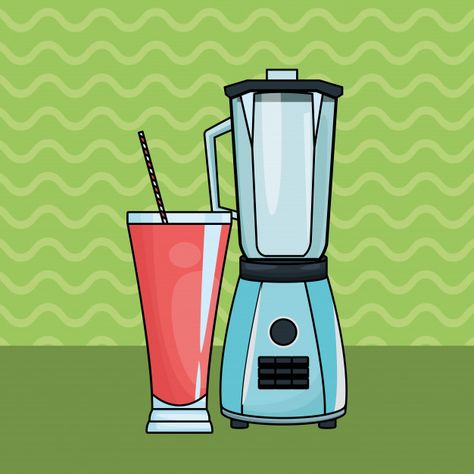 Refreshment fruit juice and blender Free... | Free Vector #Freepik #freevector #freefood #freewater #freesummer #freefruit Blender Cartoon, Juicing With A Blender, Free Fruit, Fruit Juice, Juicer, Free Food, Graphic Resources, Juice, Vector Free