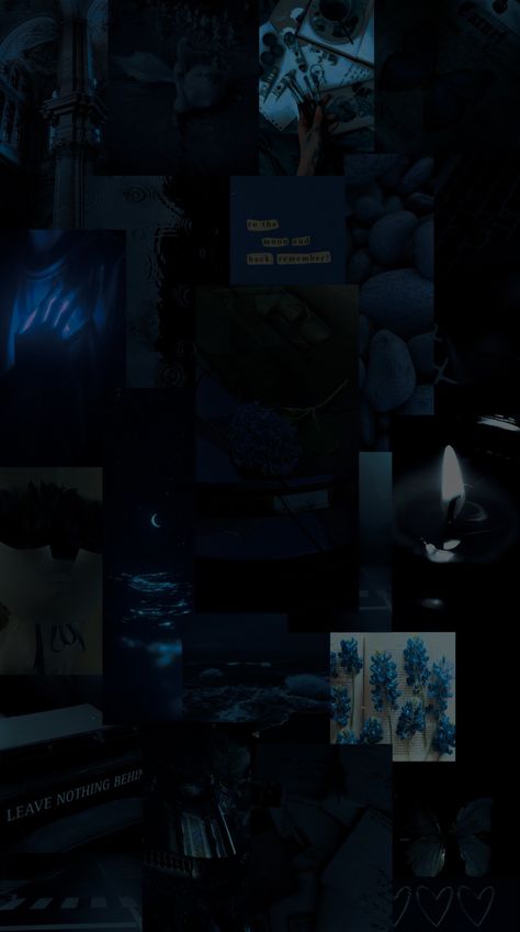 Dark Indigo Aesthetic Wallpaper, Aesthetic Wallpaper Blue Dark, Deep Blue Aesthetic Wallpaper, Dark Blue Aesthetic Wallpaper Vintage, Dark Blue And Black Wallpaper, Indigo Aesthetic Wallpaper, Dark Blue Aesthetic Collage, Pretty Wallpapers Backgrounds Aesthetic, Blue Aesthetic Grunge