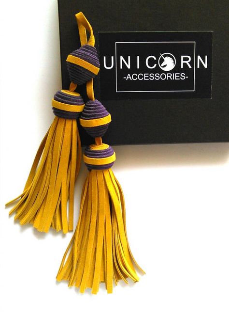 Leather Bag Charm Diy, Yellow Dangle Jewelry With Tassels, Handbag Stand, Diy Tassel Bag Charm, Fringe Keychain Diy Leather Tassel, Tassel Bag Charm Handmade, Unicorn Accessories, Leather Tassel Keychain, Tassel Bag Charm