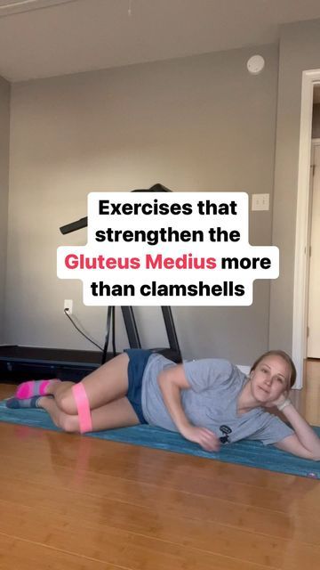 Banded Clamshell Exercise, Clamshells Workout, Gluteus Medius Workout, Clamshell Exercise, Medius Workout, Gluteus Medius Exercises, Gluteus Medius, Physical Therapist, Drop In