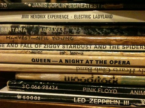 vinyls Vintage Vinyl Aesthetic, Led Zeppelin Iii, Electric Ladyland, Window Photo, Fork In The Road, Spider Queen, Rock Aesthetic, Jimi Hendrix Experience, A Night At The Opera