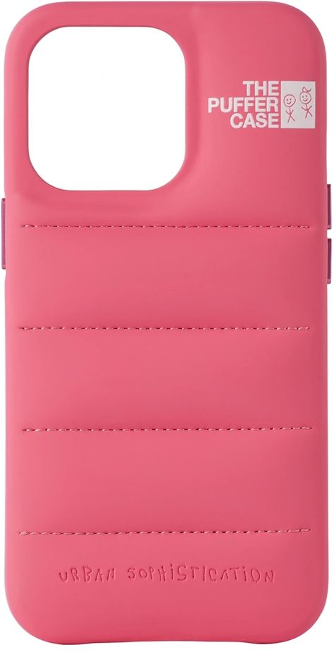 Pink 'The Puffer' iPhone 13 Pro Case by Urban Sophistication on Sale Preppy Phone Case, Urban Sophistication, Branded Phone Cases, Stylish Iphone Cases, Girly Phone Cases, Iphone 13 Pro Case, Pretty Phone Cases, Apple Phone Case, Pink Cases