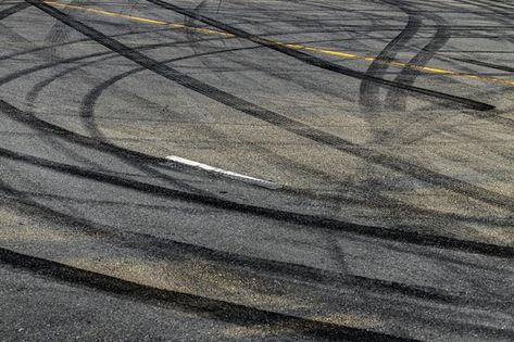 Tire track mark on asphalt tarmac road r... | Premium Photo #Freepik #photo #drift #race-track #tyre #tire Tyre Tracks, Road Texture, Tire Marks, Tire Texture, Asphalt Road, Tire Tracks, Racing Track, Motorcycle Photography, Brakes Car